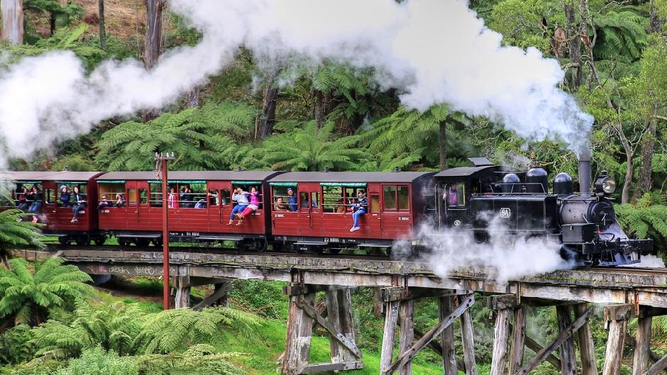 Ride the iconic Puffing Billy steam train through the glorious Dandenong Ranges, enjoy the scenic route to Phillip Island where you can take a coastal walk, explore the Nobbies, see Seal Rock and the Blowhole, then finish the day with the world famous Phillip Island Penguin Parade.